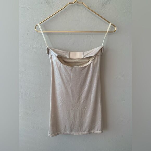 Intimately Free People silver sleeveless tank blouse size XS‎ - Picture 4 of 9
